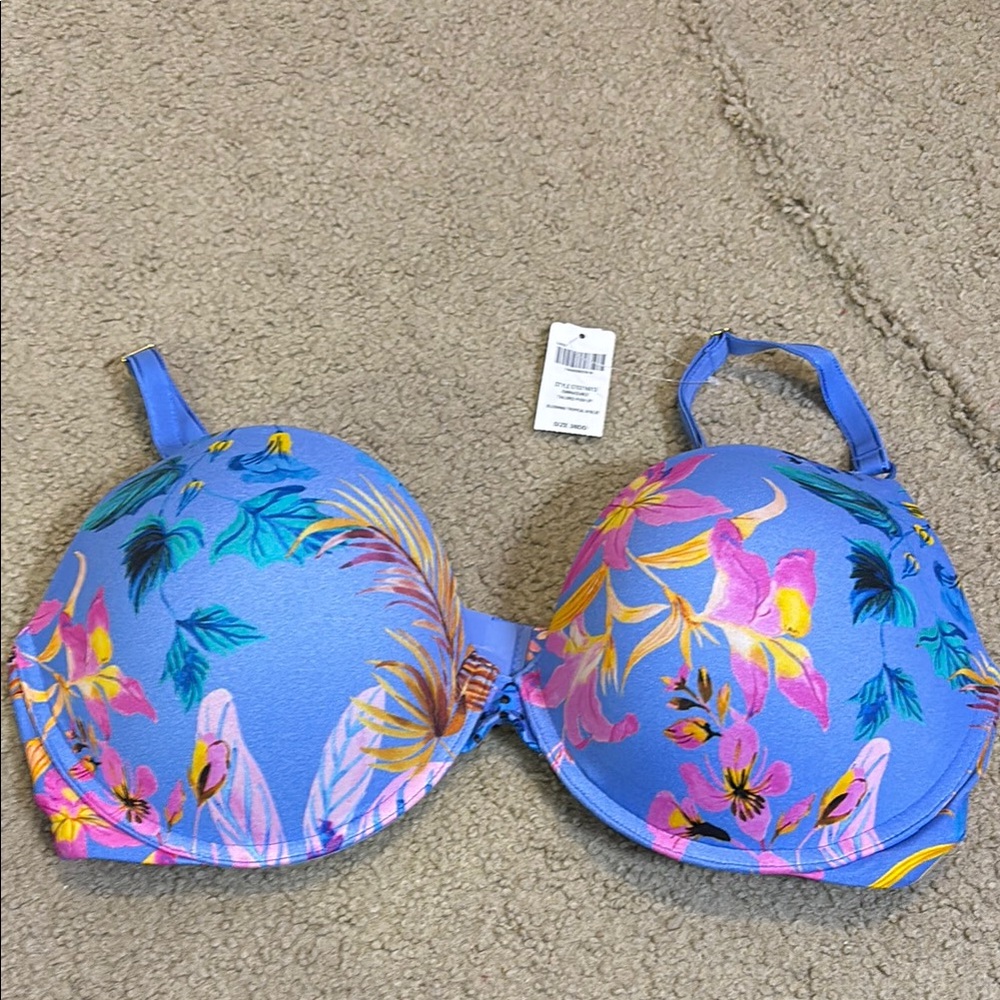 🌸NEW🌸 Soma Embraceable Tailored Push Up Floral Bra with tag